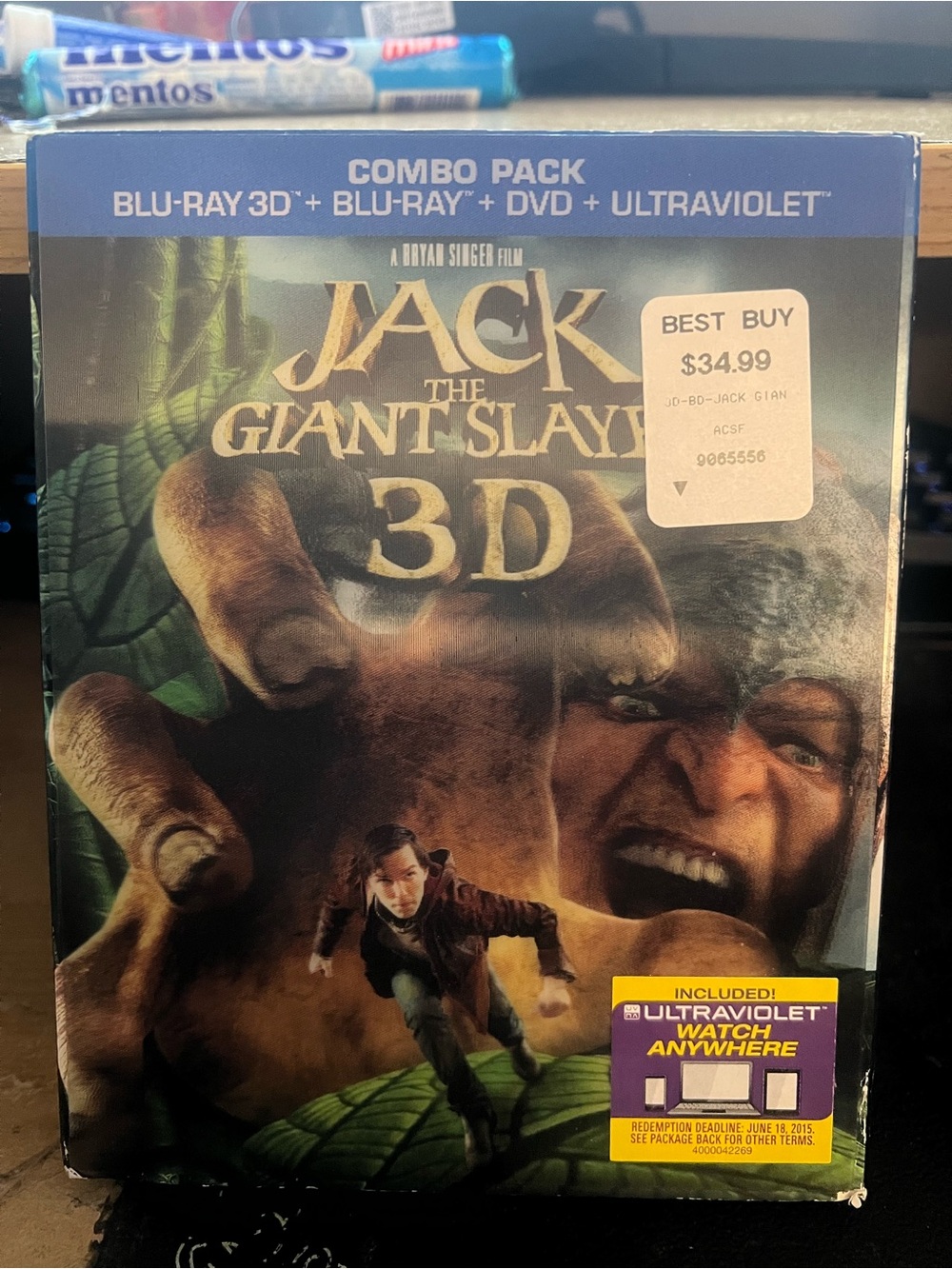 Jack the Giant Slayer 3D Combo Pack - Blu-ray/DVD - Blue/Green Artwork